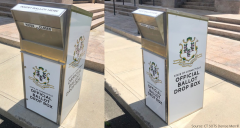 Photo of Absentee Ballot Drop Boxes