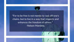 Nelson Mandela Quote on Freedom