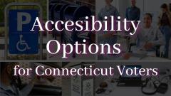 Accessibility options for CT Voters Banner