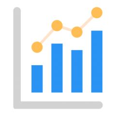 Blue and Yellow Chart