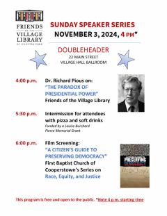 poster of upcoming event of FOVL