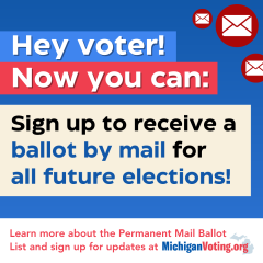 Permanent absentee ballot list
