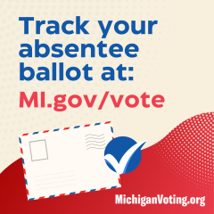 Tracking absentee ballot