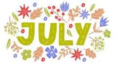 Colorful July image