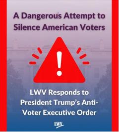 LWV response to Voter Suppression