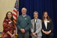 Congressman De Saulnier with LWVDV speakers