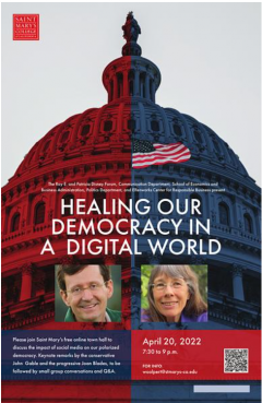 "Healing our Democracy in a Digital World" Free Online Town Hall