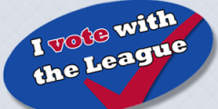 Vote with the League of women voters