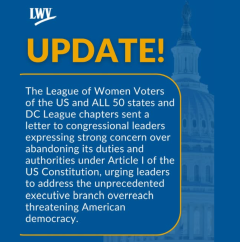 LWVUS Letter to Congress 021425