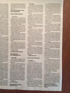 Hingham Journal Letter to the Editor