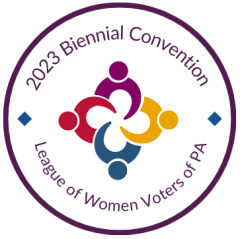 2023 biennial convention logo