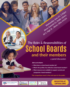 The Roles and Responsibilities of School Boards and Their Members - A Panel Discussion