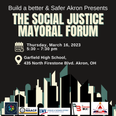 Social Justice Mayoral Forum