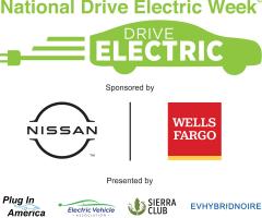 National Drive Electric Week Logo with Sponsors