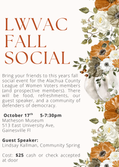 Updated Flyer for October 17th Event 