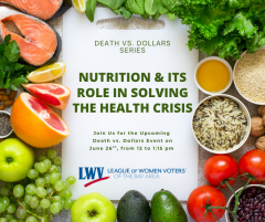 Nutrition and Its Role in Solving the Health Crisis Graphic