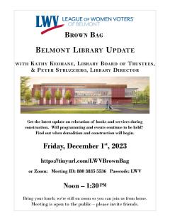 Details for Brown Bag Luncheon December 1st Noon