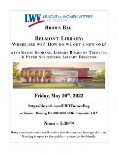 Brown Bag on Library -- Friday, May 20th at noon on zoom