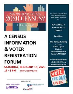 Census 2020 Forum