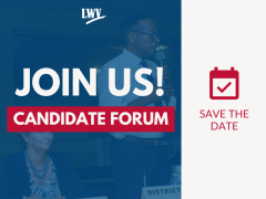 Candidate Forum Save The Date
