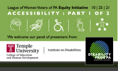 League of Women Voters of PA Equity Initiative: Accessibility First