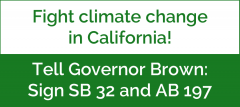 SB 32, SB 197, climate change, California, advocacy, grassroots, Governor Jerry Brown, League of Women Voters