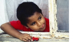 Child Playing Near Lead Paint