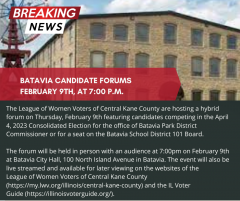 Batavia 2023 Candidate Forum