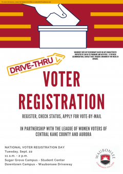 Drive Thru Voter Registration