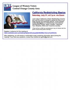 Learn about California's Citizen Redistricting Commission