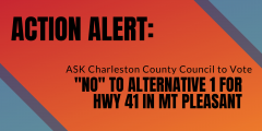 Urge Charleston County to Reject Alternative 1 to the HWY