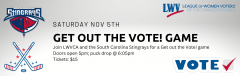 stingrays get out the vote night nov 5th