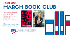 How Civil Wars Start, LWVCA Book Club for March 2023
