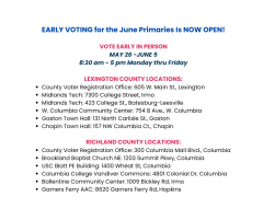 Early Voting 2026 Primaries