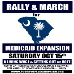 Rally & March for Medicaid Expansion, 10/15/2022