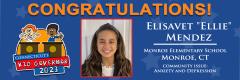 Image of Ellie Mendez the 2023 CT Kid Governor