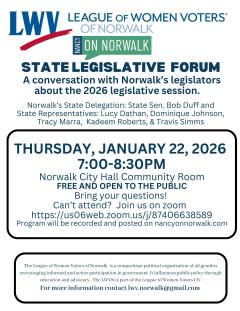 STATE LEGISLATIVE FORUM - norwalk