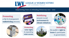 Advocacy Appeal 2021 LWVCT Website Banner