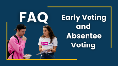 FAQ Early Voting Absentee Voting Connecticut 2026