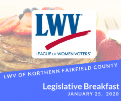 League of Women Voters of Northern Fairfield County Legislative Breakfast Image