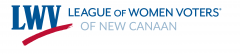 LWV New Canaan Logo in red white and blue