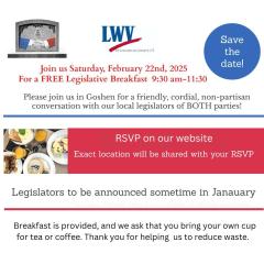 event graphic for legislative breakfast