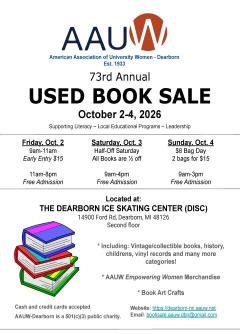 AAUW 2026 book sale