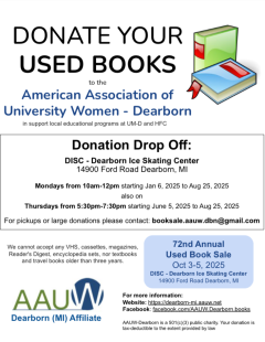 AAUW book sale 2025