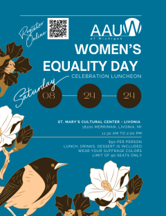 AAUW Women's Equality Day 2024