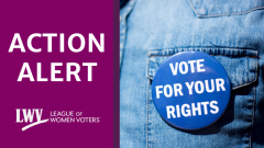 Action alert Voting rights