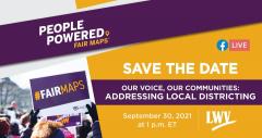 LWV Redistricting