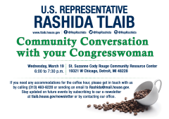 Rashida Tlaib event