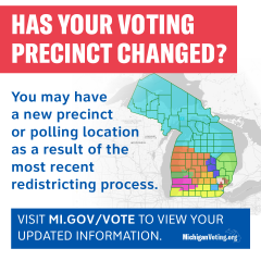 Has your voting precinct changed?