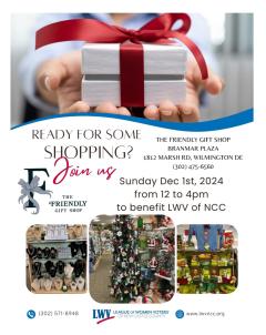 Ready for some shopping? Join us to benefit LWV of NCC